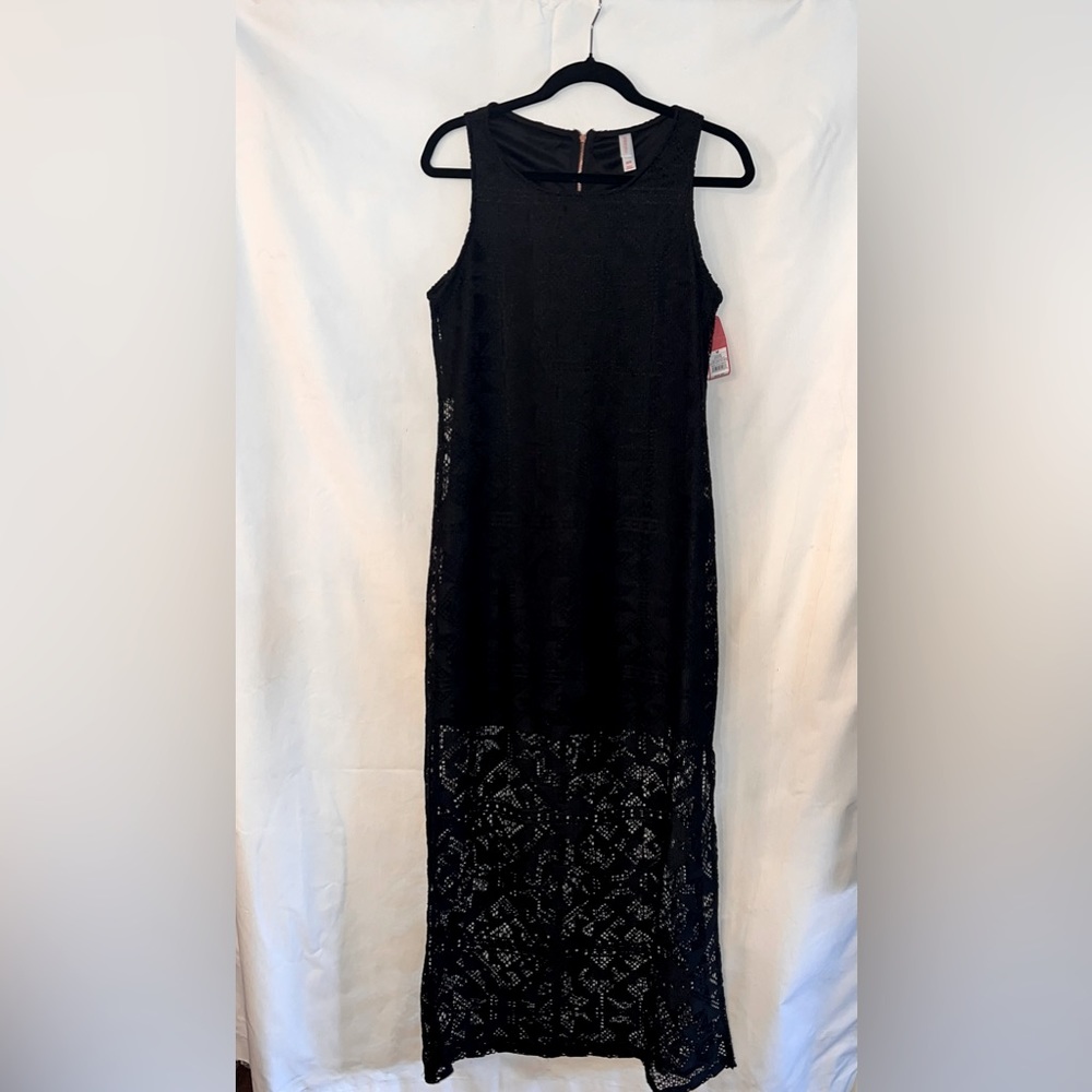NWT Black Lace Maxi Dress